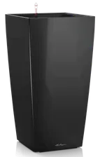 Кашпо "LECHUZA" Cubico Premium 30 черный 6л